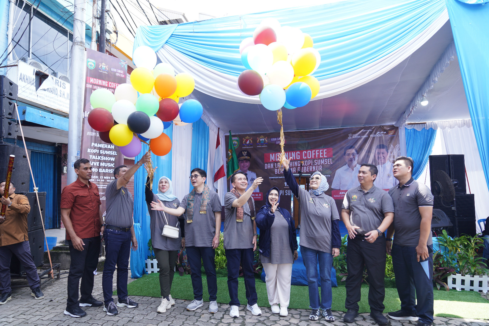 Ketua DPRD Provinsi Sumatera Selatan Hadiri Morning Coffee dan Launching Kopi Sumsel Bersama Gubernur dan KADIN Sumsel